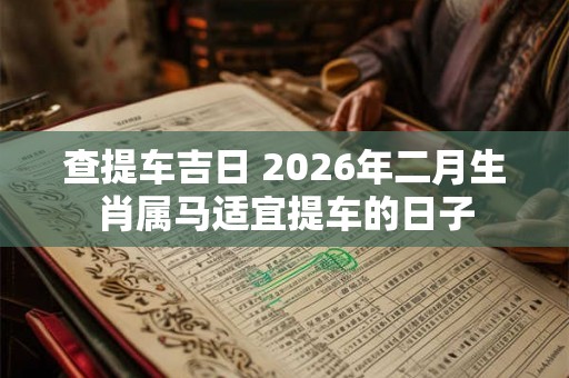 查提车吉日 2026年二月生肖属马适宜提车的日子