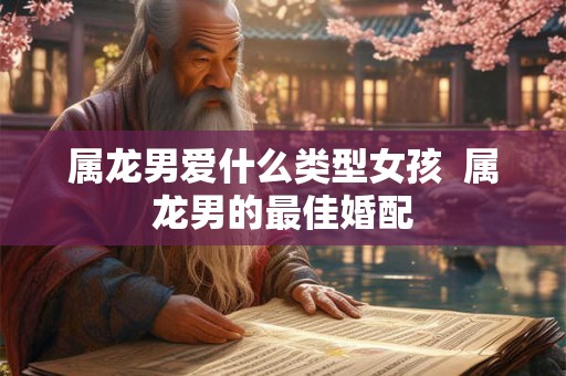 属龙男爱什么类型女孩  属龙男的最佳婚配