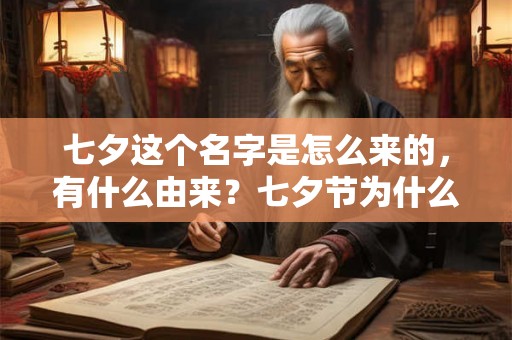 七夕这个名字是怎么来的，有什么由来？七夕节为什么在七月初七？
