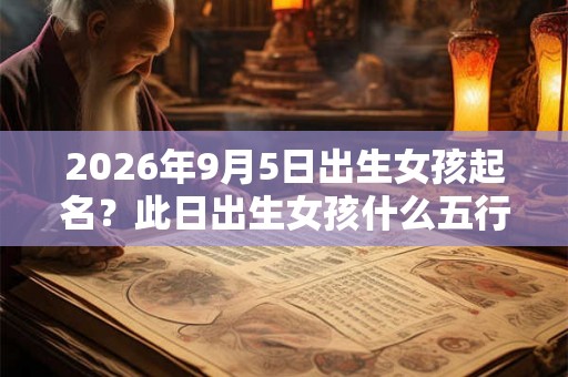 2026年9月5日出生女孩起名?此日出生女孩什么五行? 2026年9月5日出生女孩起名?此日出生女孩什么五行?