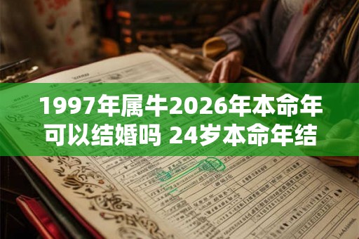 1997年属牛2026年本命年可以结婚吗 24岁本命年结婚好吗