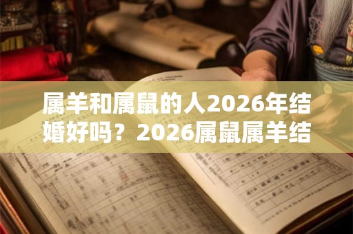 属羊和属鼠的人2026年结婚好吗？2026属鼠属羊结婚吉日