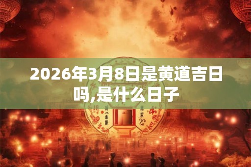 2026年3月8日是黄道吉日吗,是什么日子 2026年3月8日是黄道吉日吗,是什么日子