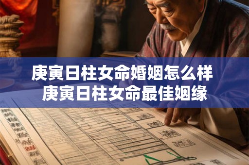 庚寅日柱女命婚姻怎么样 庚寅日柱女命最佳姻缘