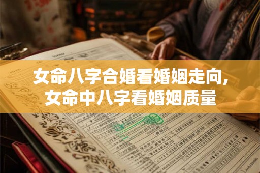女命八字合婚看婚姻走向,女命中八字看婚姻质量 女命八字合婚看婚姻走向,女命中八字看婚姻质量