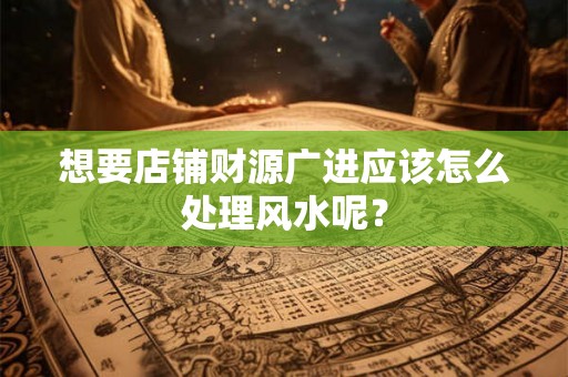 想要店铺财源广进应该怎么处理风水呢？