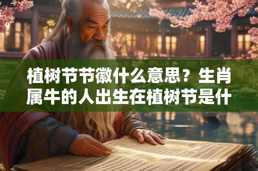 植树节节徽什么意思？生肖属牛的人出生在植树节是什么命？