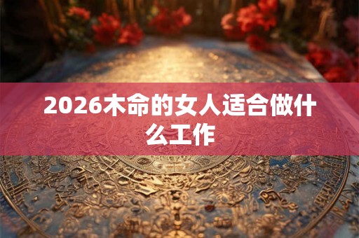 2026木命的女人适合做什么工作