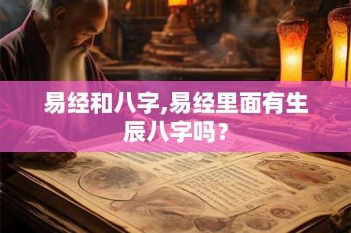 易经和八字,易经里面有生辰八字吗？