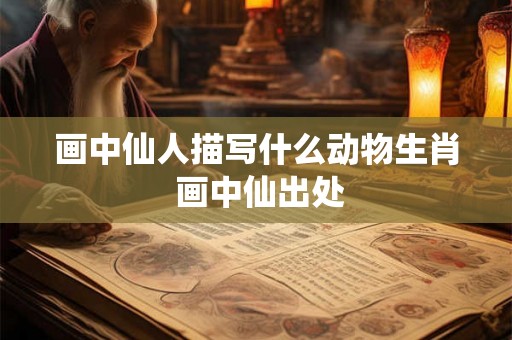 画中仙人描写什么动物生肖 画中仙出处 画中仙人描写什么动物生肖 画中仙出处