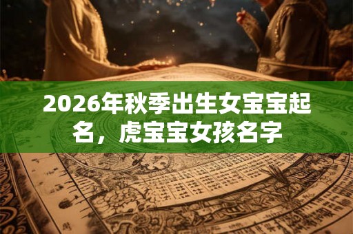 2026年秋季出生女宝宝起名,虎宝宝女孩名字 2026年秋季出生女宝宝起名,虎宝宝女孩名字