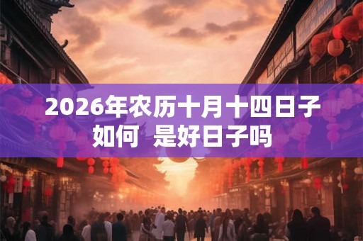 2026年农历十月十四日子如何  是好日子吗