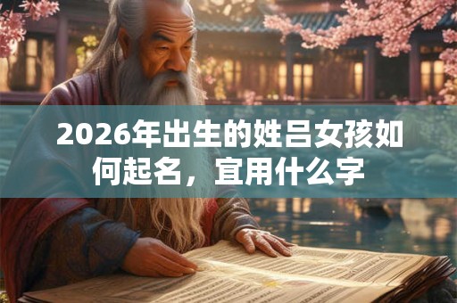 2026年出生的姓吕女孩如何起名，宜用什么字