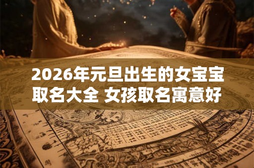 2026年元旦出生的女宝宝取名大全 女孩取名寓意好的字