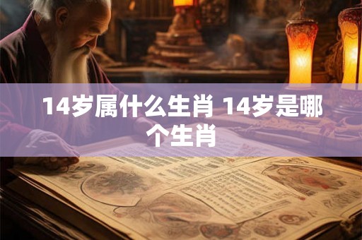 14岁属什么生肖 14岁是哪个生肖
