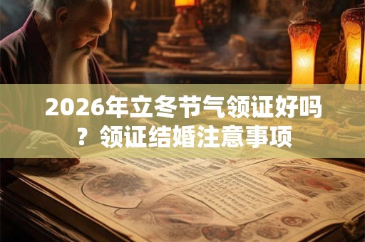 2026年立冬节气领证好吗?领证结婚注意事项 2026年立冬节气领证好吗?领证结婚注意事项
