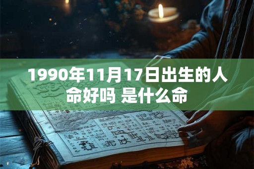1990年11月17日出生的人命好吗 是什么命 1990年11月17日出生的人命好吗 是什么命