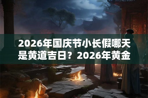 2026年国庆节小长假哪天是黄道吉日？2026年黄金周有八天吗？