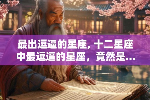 最出逗逼的星座, 十二星座中最逗逼的星座,竟然是… 最出逗逼的星座, 十二星座中最逗逼的星座,竟然是…