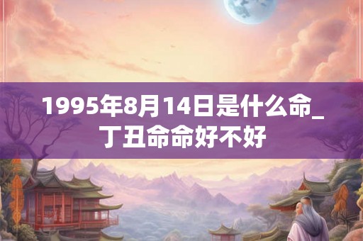 1995年8月14日是什么命_丁丑命命好不好