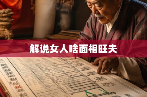 解说女人啥面相旺夫