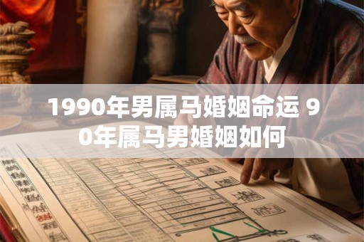 1990年男属马婚姻命运 90年属马男婚姻如何 1990年男属马婚姻命运 90年属马男婚姻如何