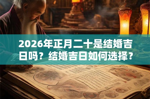 2026年正月二十是结婚吉日吗？结婚吉日如何选择？