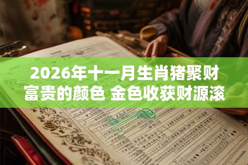 2026年十一月生肖猪聚财富贵的颜色 金色收获财源滚