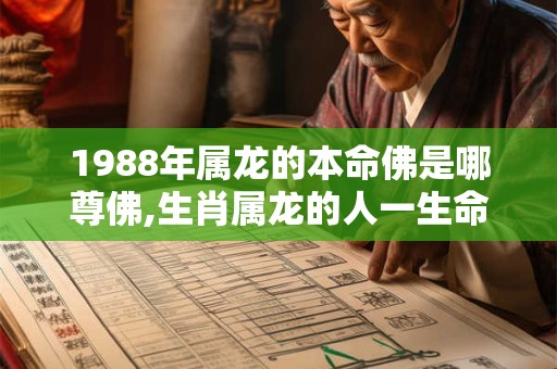 1988年属龙的本命佛是哪尊佛,生肖属龙的人一生命运