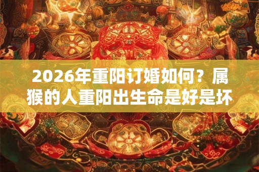 2026年重阳订婚如何？属猴的人重阳出生命是好是坏？