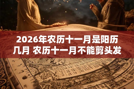 2026年农历十一月是阳历几月 农历十一月不能剪头发