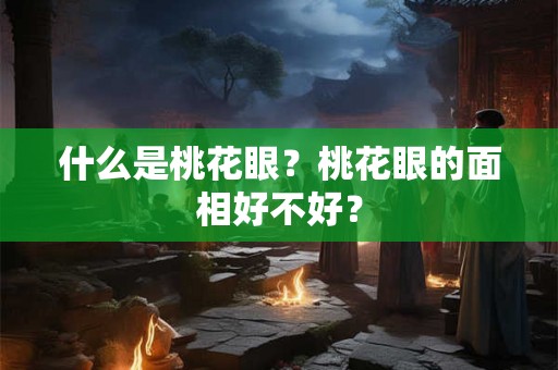 什么是桃花眼？桃花眼的面相好不好？