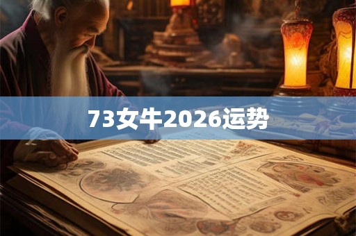 73女牛2026运势