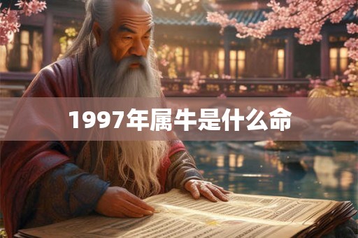 1997年属牛是什么命