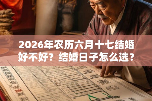 2026年农历六月十七结婚好不好？结婚日子怎么选？