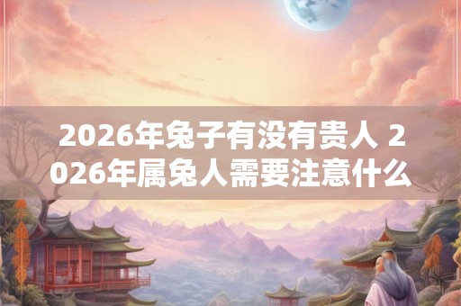 2026年兔子有没有贵人 2026年属兔人需要注意什么