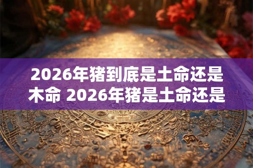 2026年猪到底是土命还是木命 2026年猪是土命还是木命 2026年猪到底是土命还是木命 2026年猪是土命还是木命