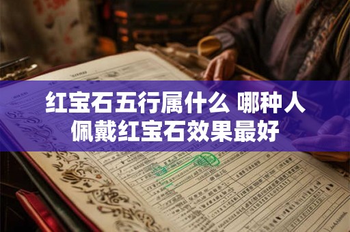 红宝石五行属什么 哪种人佩戴红宝石效果最好 红宝石五行属什么 哪种人佩戴红宝石效果最好