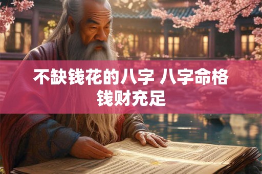 不缺钱花的八字 八字命格钱财充足
