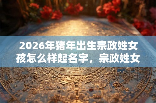 2026年猪年出生宗政姓女孩怎么样起名字，宗政姓女孩好名推荐