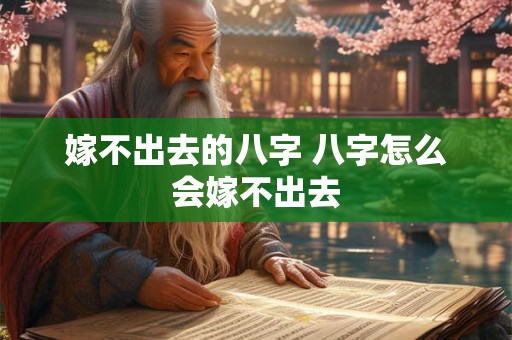 嫁不出去的八字 八字怎么会嫁不出去
