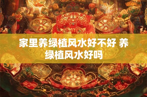 家里养绿植风水好不好 养绿植风水好吗