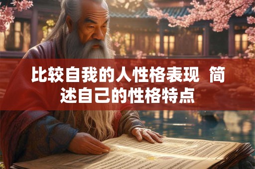 比较自我的人性格表现  简述自己的性格特点