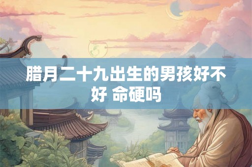 腊月二十九出生的男孩好不好 命硬吗