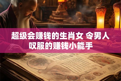 超级会赚钱的生肖女 令男人叹服的赚钱小能手