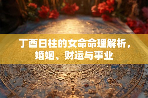 丁酉日柱的女命命理解析，婚姻、财运与事业