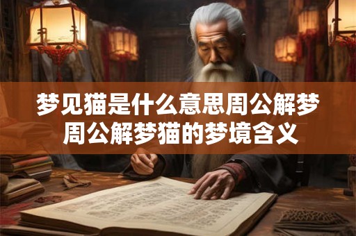 梦见猫是什么意思周公解梦 周公解梦猫的梦境含义 梦见猫是什么意思周公解梦 周公解梦猫的梦境含义