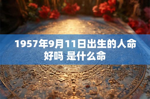 1957年9月11日出生的人命好吗 是什么命 1957年9月11日出生的人命好吗 是什么命