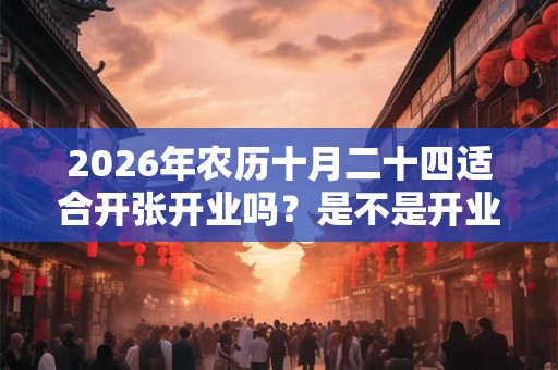 2026年农历十月二十四适合开张开业吗？是不是开业吉日？