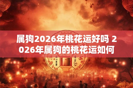 属狗2026年桃花运好吗 2026年属狗的桃花运如何